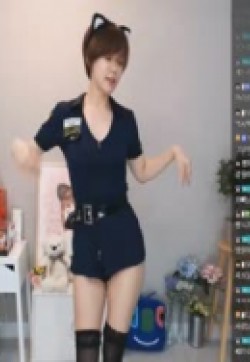 汉娜 早期黑丝警服2